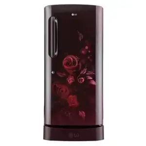 185L, 5 Star, Smart Inverter Compressor, Smart Connect, With Base Stand Drawer, Scarlet Euphoria Finish, Direct Cool Single Door Refrigerator