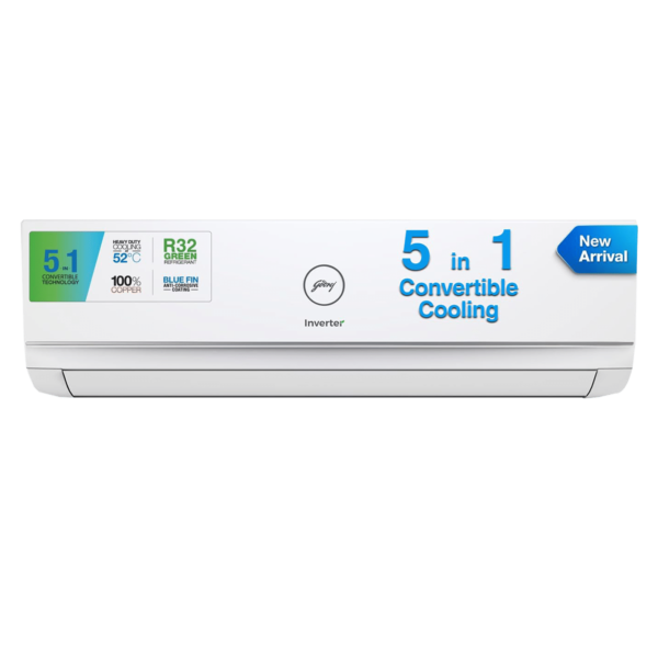 Buy Godrej 1.5 Ton 5 Star Inverter Split AC (Copper Condenser, Anti Dust Filter, SIC 18ITC5 WWR) Online