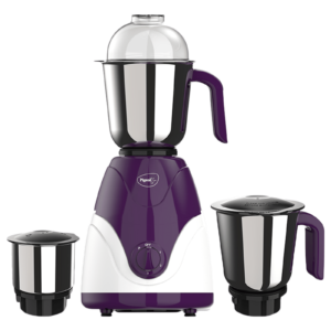 Buy Pigeon Eva 750 Watt 3 Jars Mixer Grinder (Shock Proof Body, Purple) Online